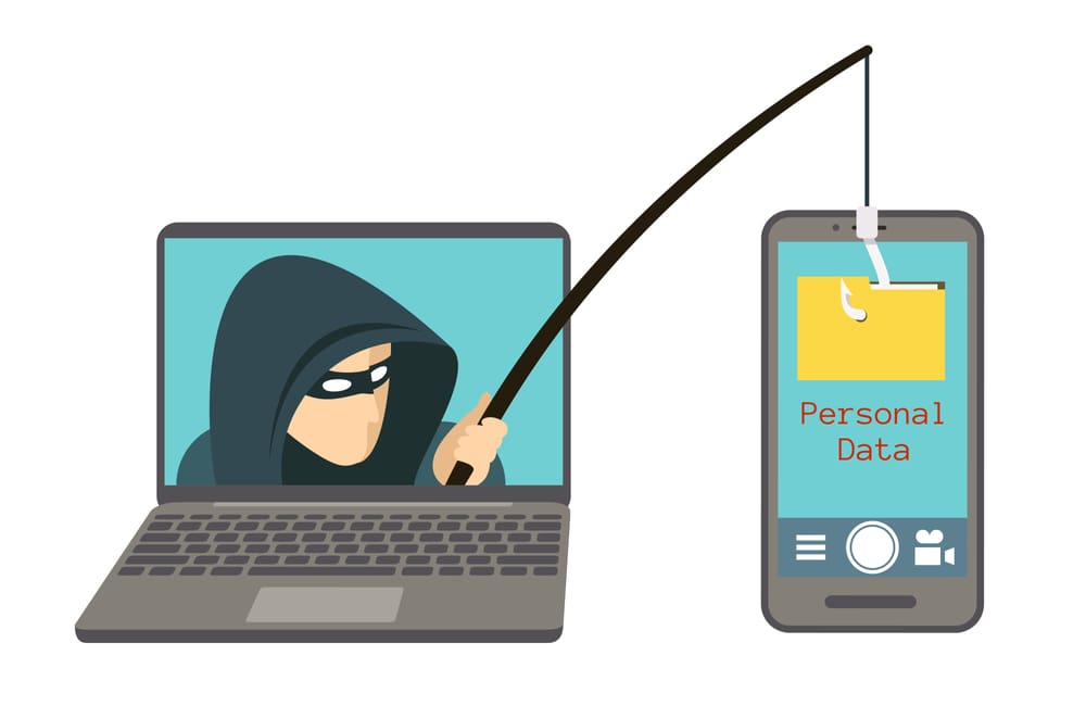 Phishing,Scam,,Hacker,Attack,On,Smartphone,Illustration